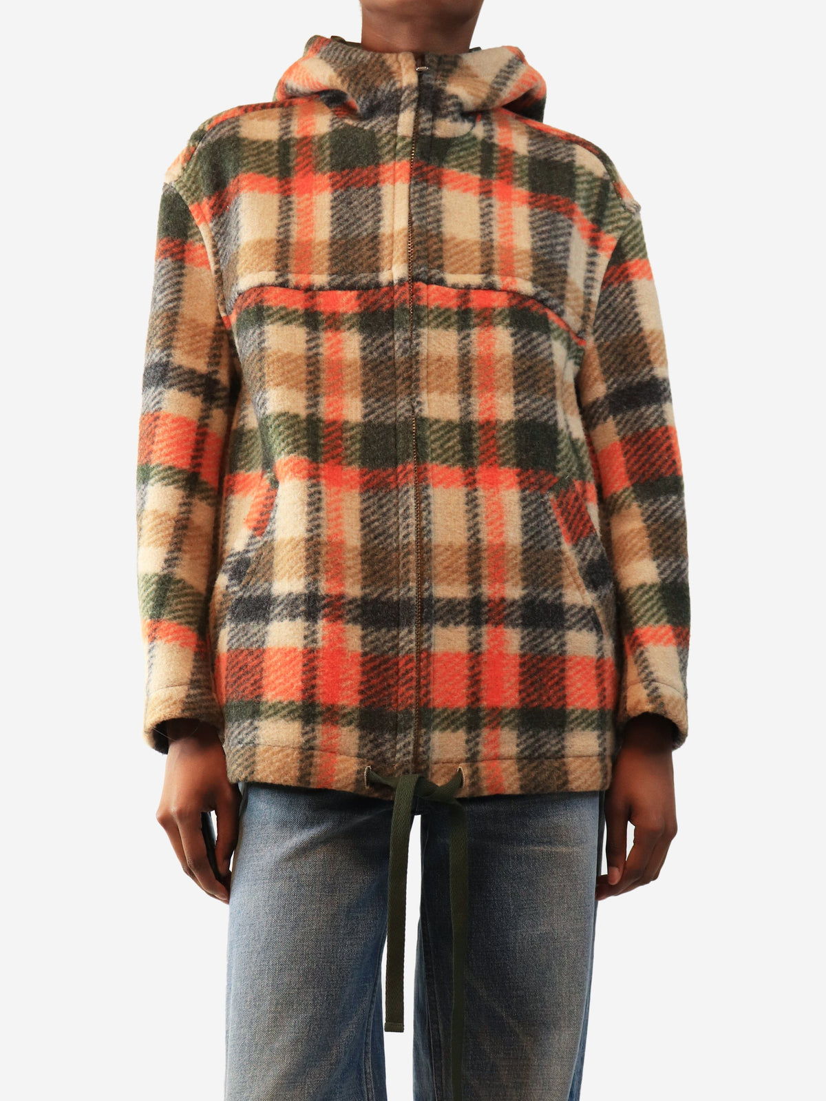 Beige and orange Kurt coat - size S Coats & Jackets Marant 