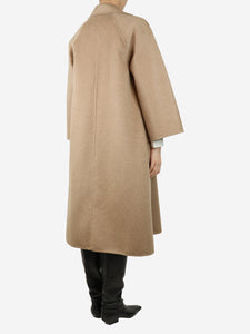 Max Mara Brown cashmere coat - size UK 4