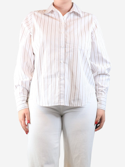 White striped shirt - size UK 12 Tops ME+EM 
