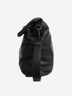 Navy leather messenger bag Shoulder bags Giorgio Armani 