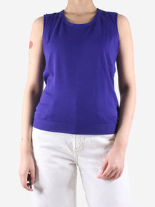 Akris Purple tank top - size UK 10