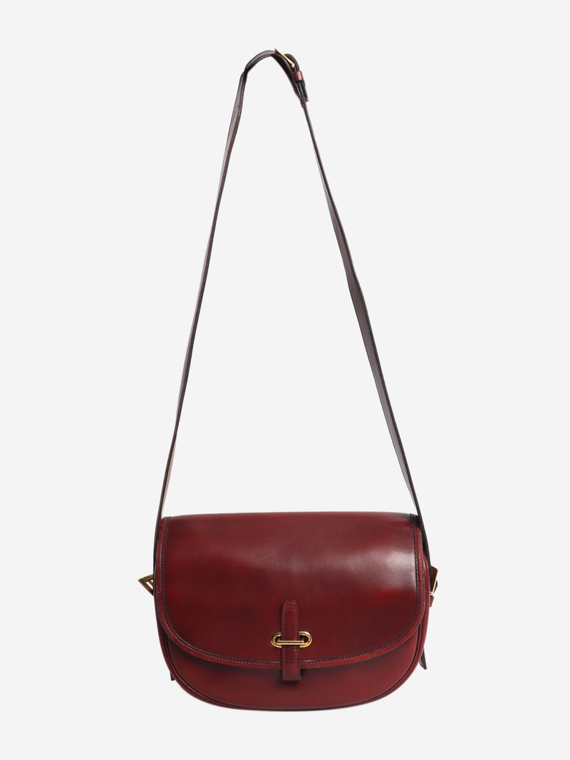 Burgundy vintage Balle De Golf shoulder bag Shoulder bags Hermes 