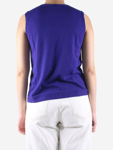 Akris Purple tank top - size UK 10