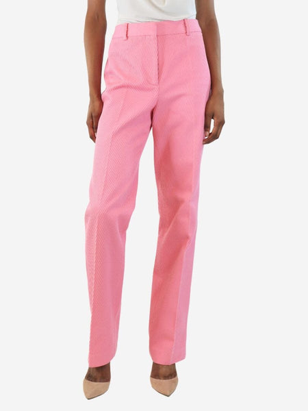 Pink corduroy trousers - size UK 10 alternate image