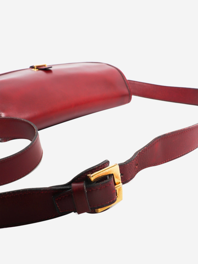 Burgundy vintage Balle De Golf shoulder bag Shoulder bags Hermes 