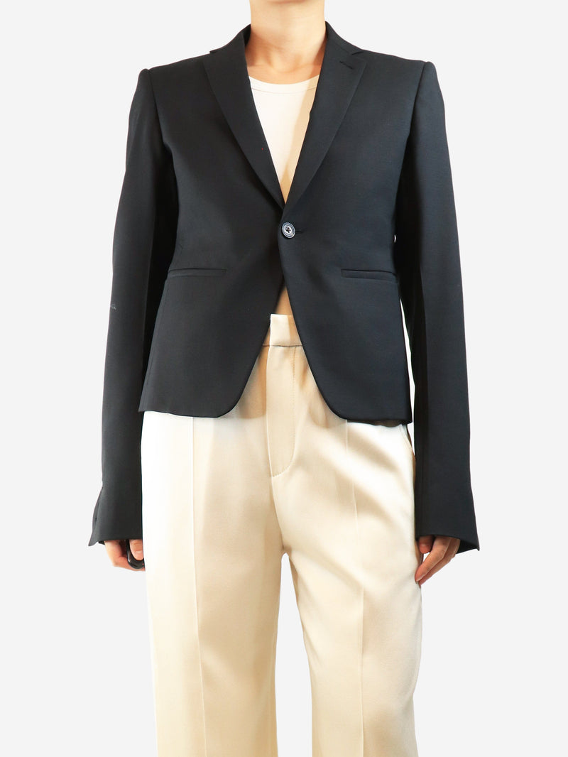 Black wool blazer - size UK 14 Coats & Jackets Rick Owens 
