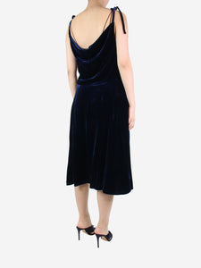 Golden Goose Deluxe Brand Blue velvet slip dress - size S