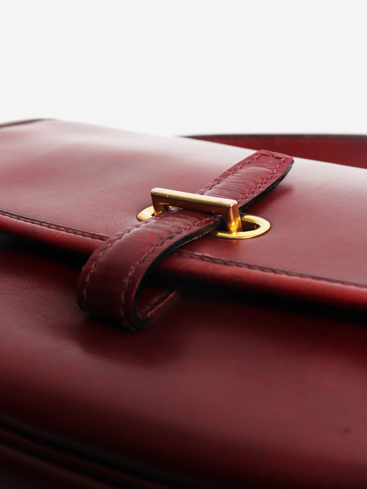 Burgundy vintage Balle De Golf shoulder bag Shoulder bags Hermes 