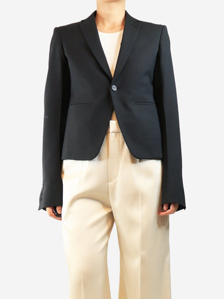 Black wool blazer - size UK 14 product image