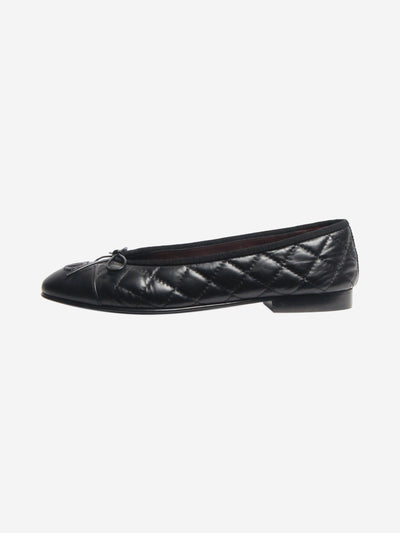 Black ballet flats - size EU 37 (UK 4) Flat Shoes Chanel 