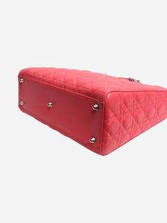 Pink Lambskin Cannage Lady Dior bag Bags Dior 