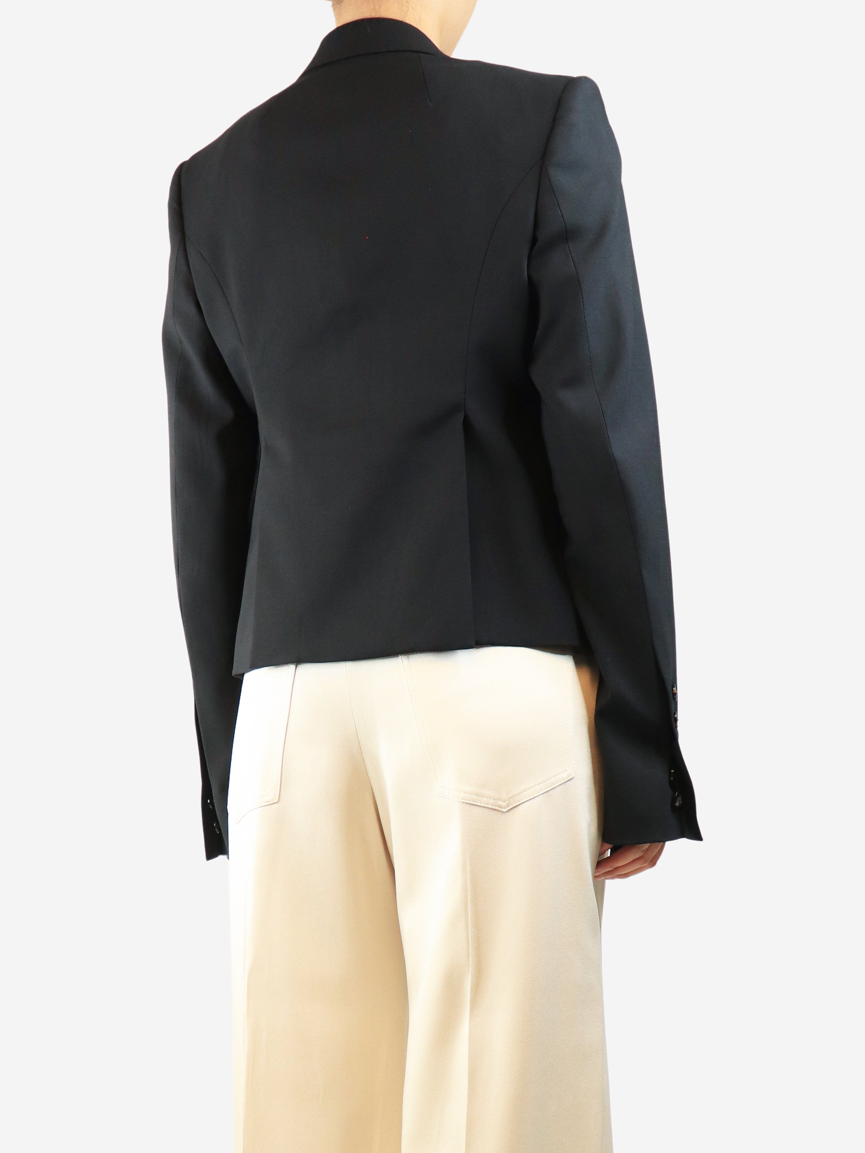 Black wool blazer - size UK 14 Coats & Jackets Rick Owens 