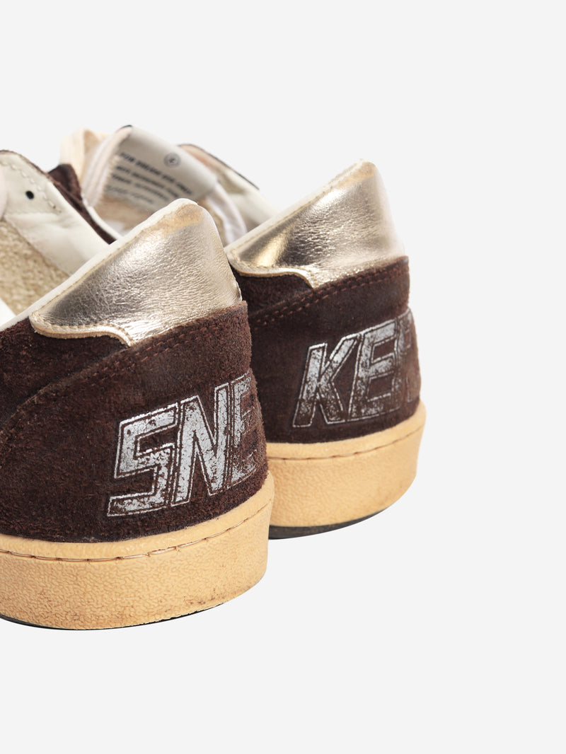 Brown Ballstar trainers - size EU 40 (UK 7)
