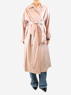 Blush pink Katharina trench coat - size UK 10 Coats & Jackets Stand Studio 