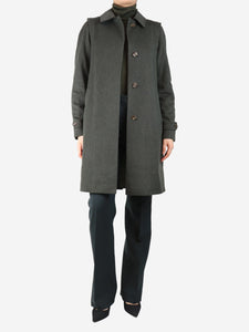 Schneiders Green wool coat - size UK 8