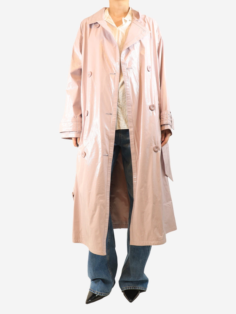 Blush pink Katharina trench coat - size UK 10 Coats & Jackets Stand Studio 