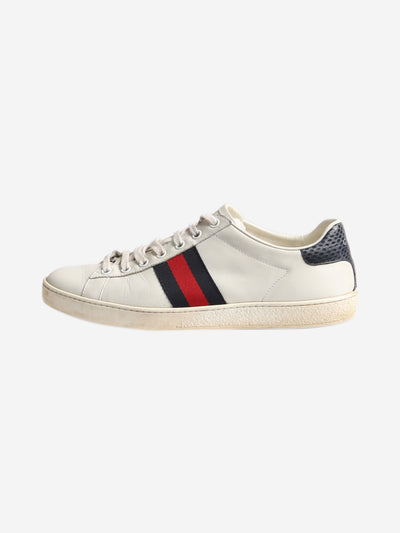 White leather Ace trainers - size EU 39 Trainers Gucci 