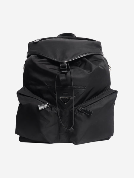 Black Re-Nylon 2way backpack product image