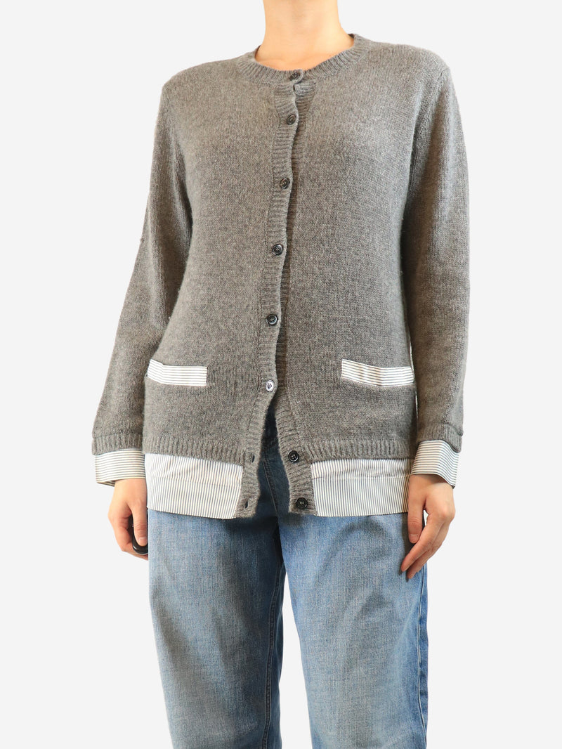 Grey shirt cardigan - size UK 8 Knitwear Marni 