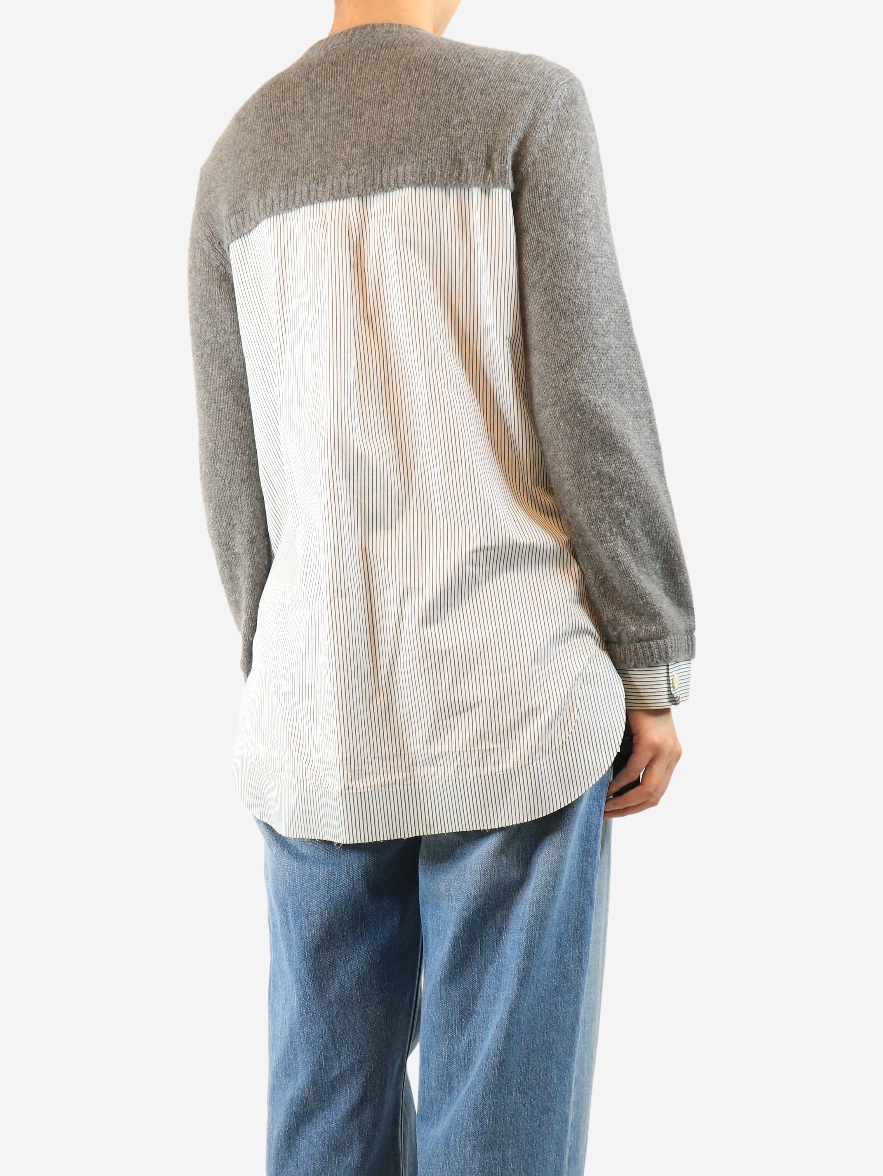 Grey shirt cardigan - size UK 8 Knitwear Marni 
