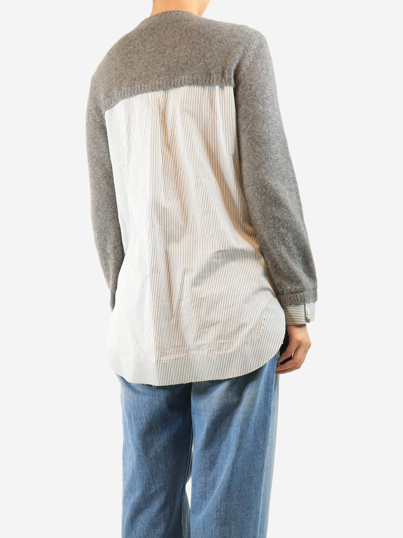 Grey shirt cardigan - size UK 8 Knitwear Marni 