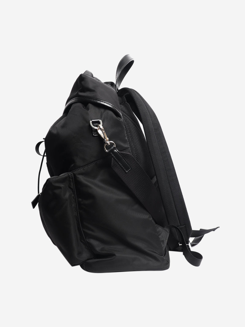 Black Re-Nylon 2way backpack Backpacks Prada 