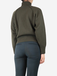 Natan Khaki roll-neck wool jumper - size S