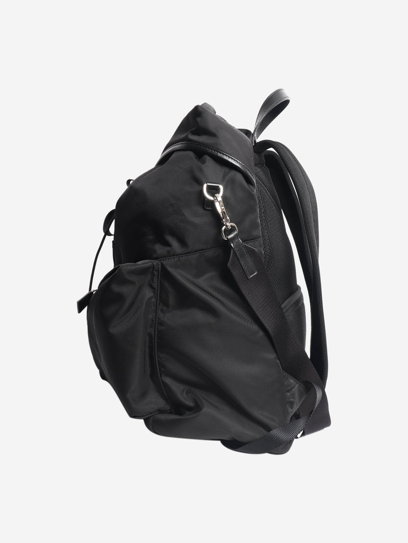 Black Re-Nylon 2way backpack Backpacks Prada 