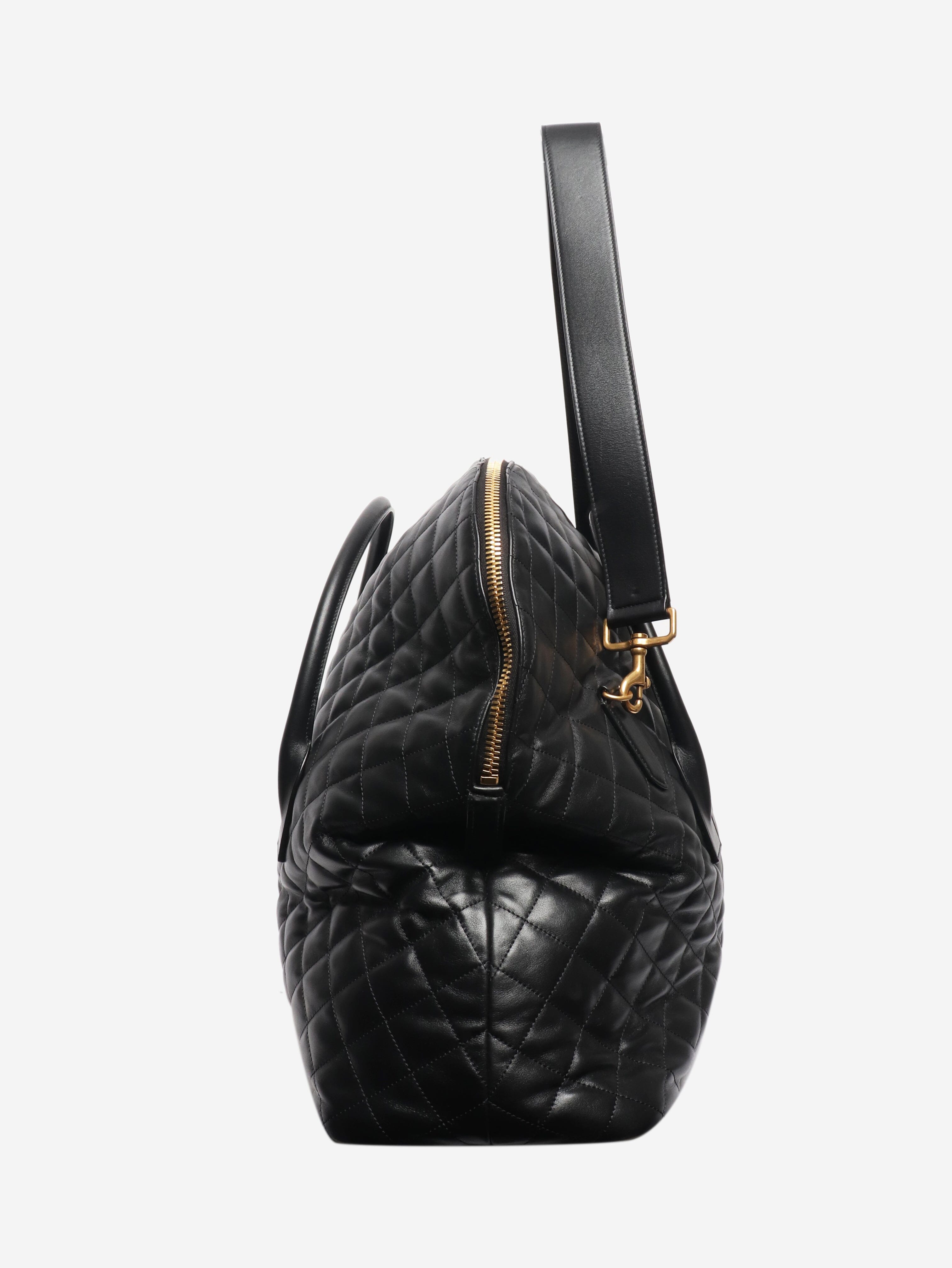 Black ES Giant Travel bag Luggage & Travel Bags Saint Laurent 