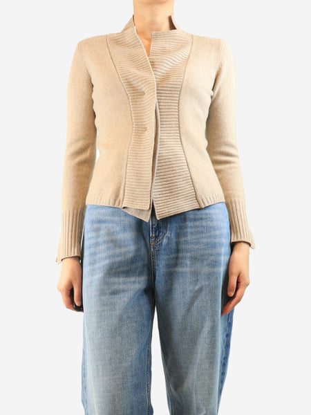 Neutral monili knit cardigan - size M product image