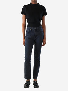 Toteme Grey regular-fit jeans - size UK 6
