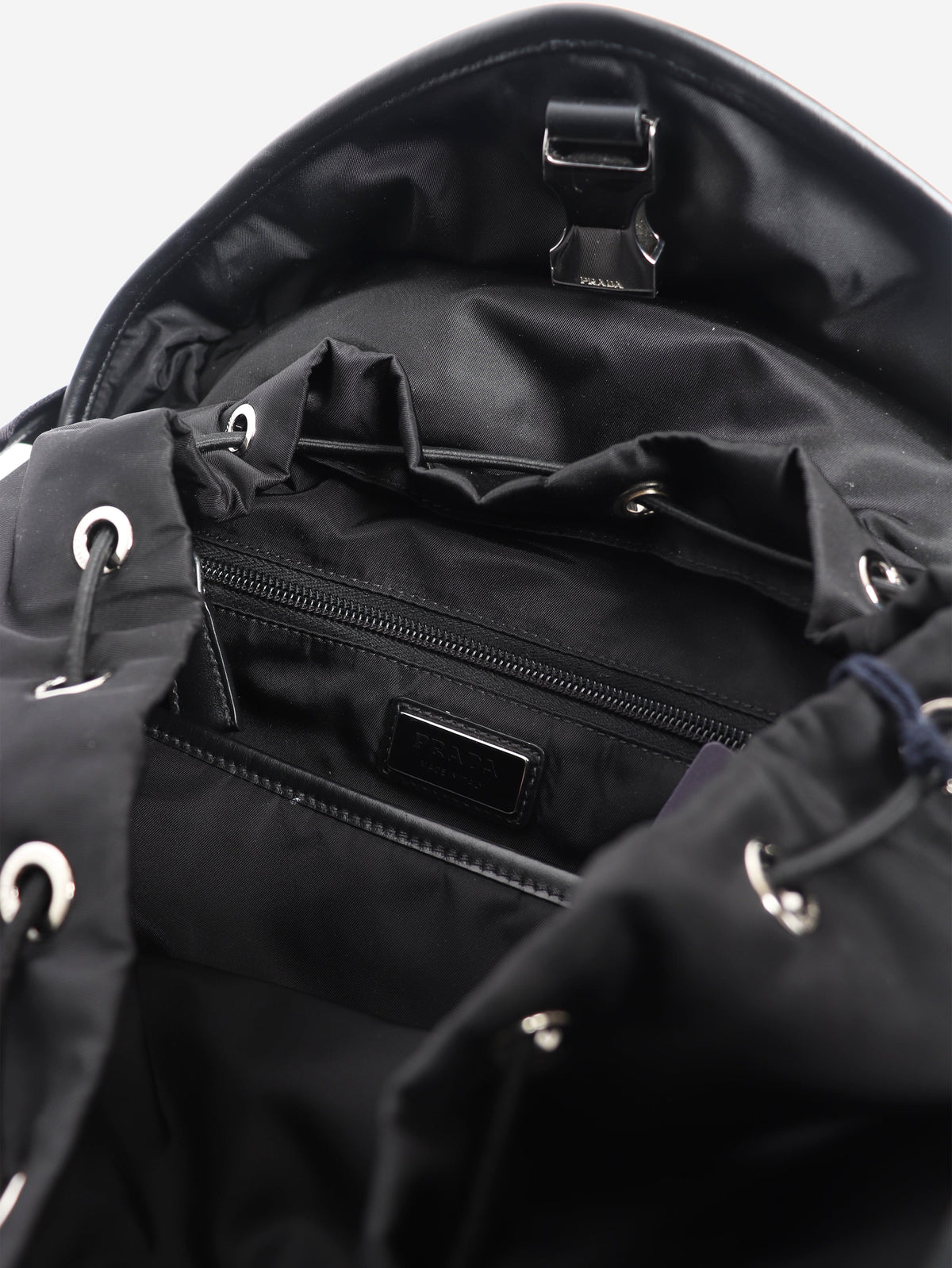 Black Re-Nylon 2way backpack Backpacks Prada 