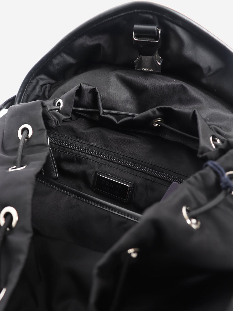 Black Re-Nylon 2way backpack Backpacks Prada 