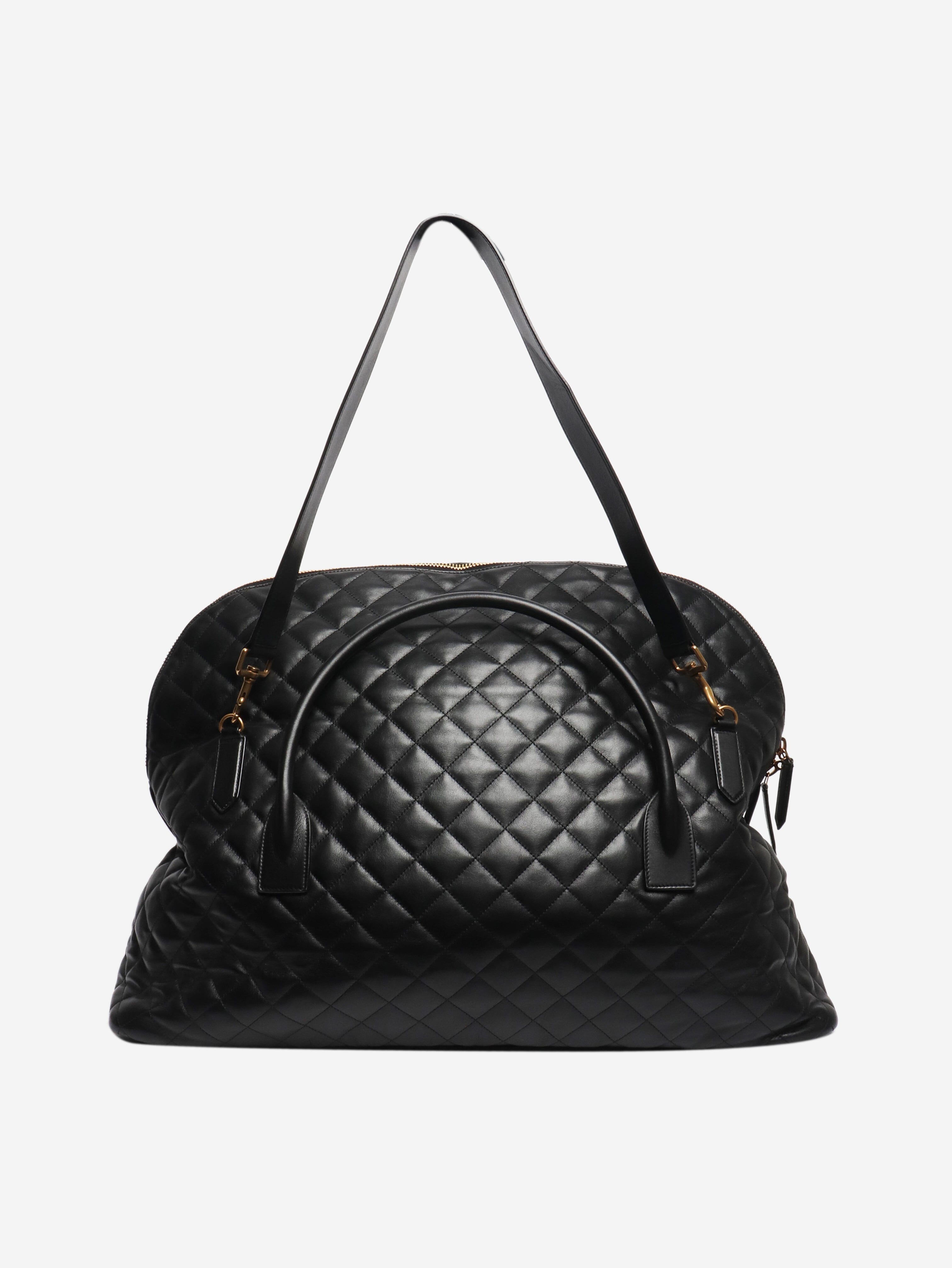 Black ES Giant Travel bag Luggage & Travel Bags Saint Laurent 