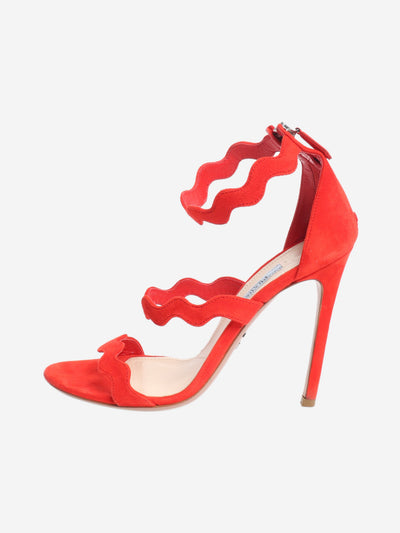 Red suede heels - size EU 37.5 (UK 4.5) Heels Prada 
