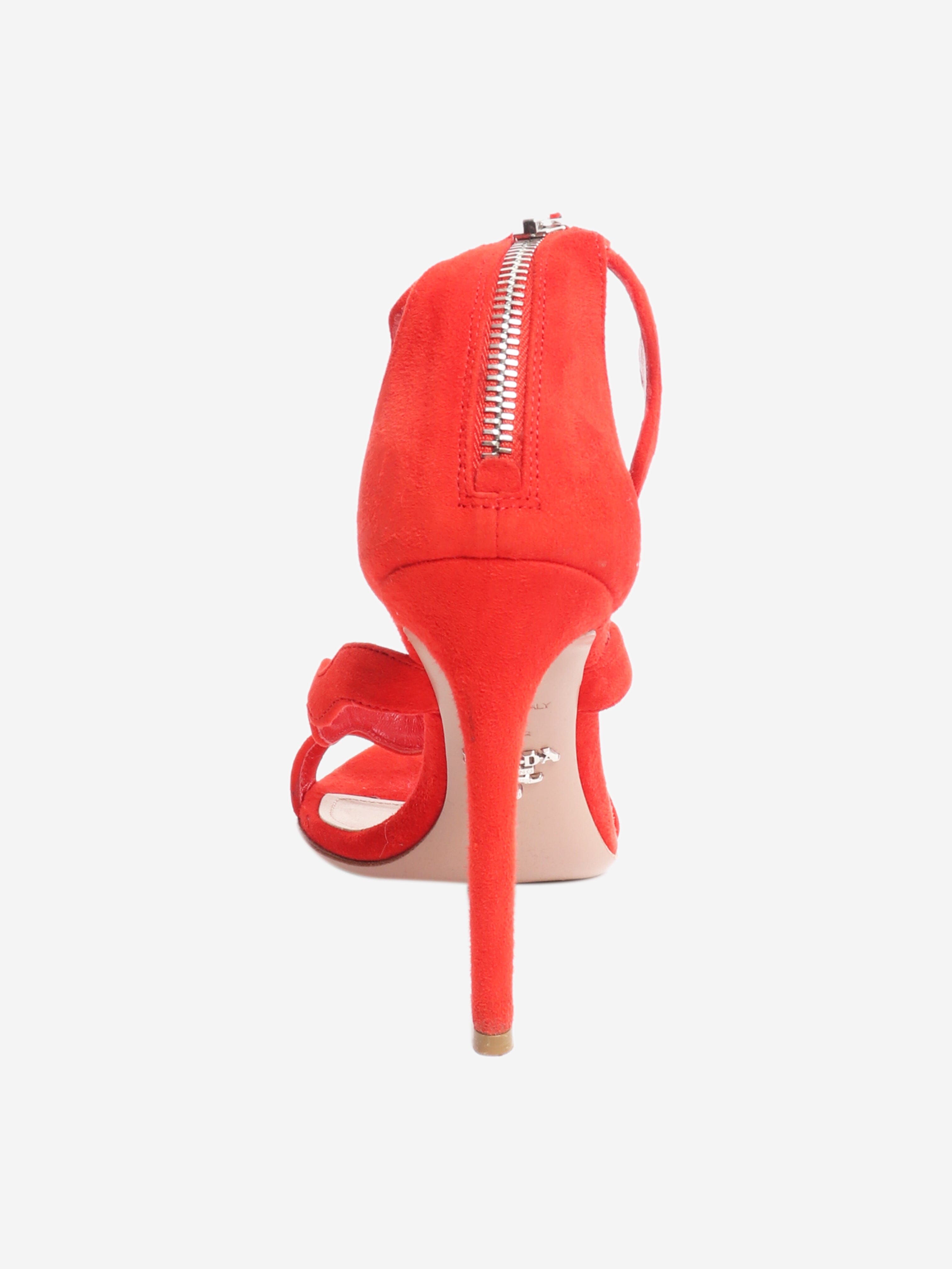 Red suede heels - size EU 37.5 (UK 4.5) Heels Prada 