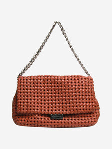 Stella McCartney Tan woven faux-leather shoulder bag