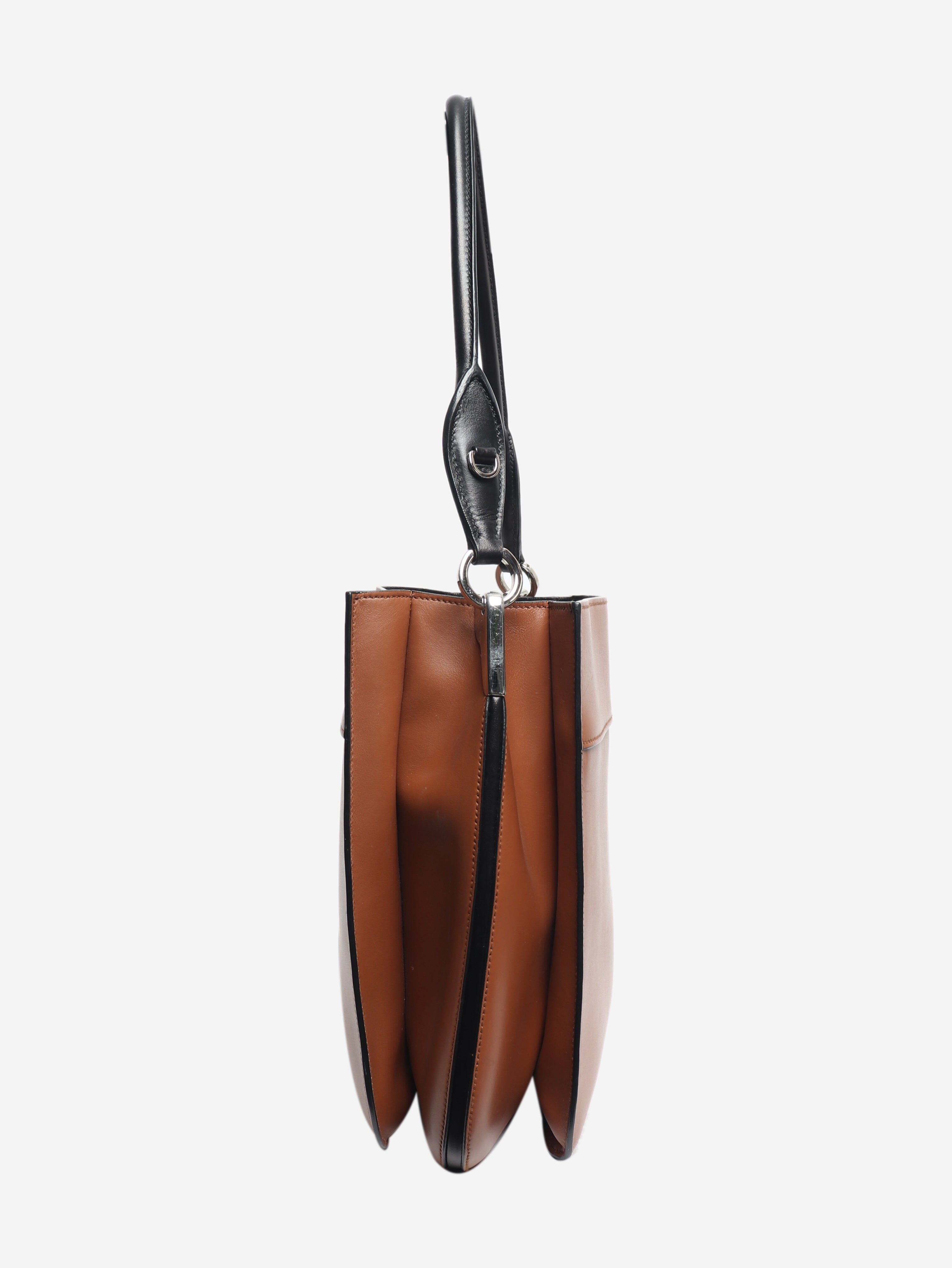 Brown City calf leather shoulder bag Shoulder bags Prada 