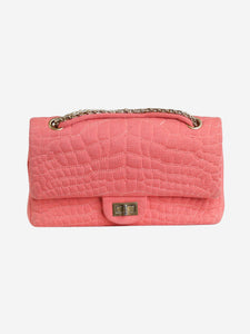 Chanel Pink medium 2.55 flap bag