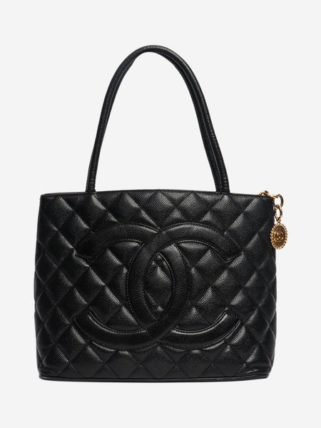 Black 2003 caviar Medallion tote bag product image