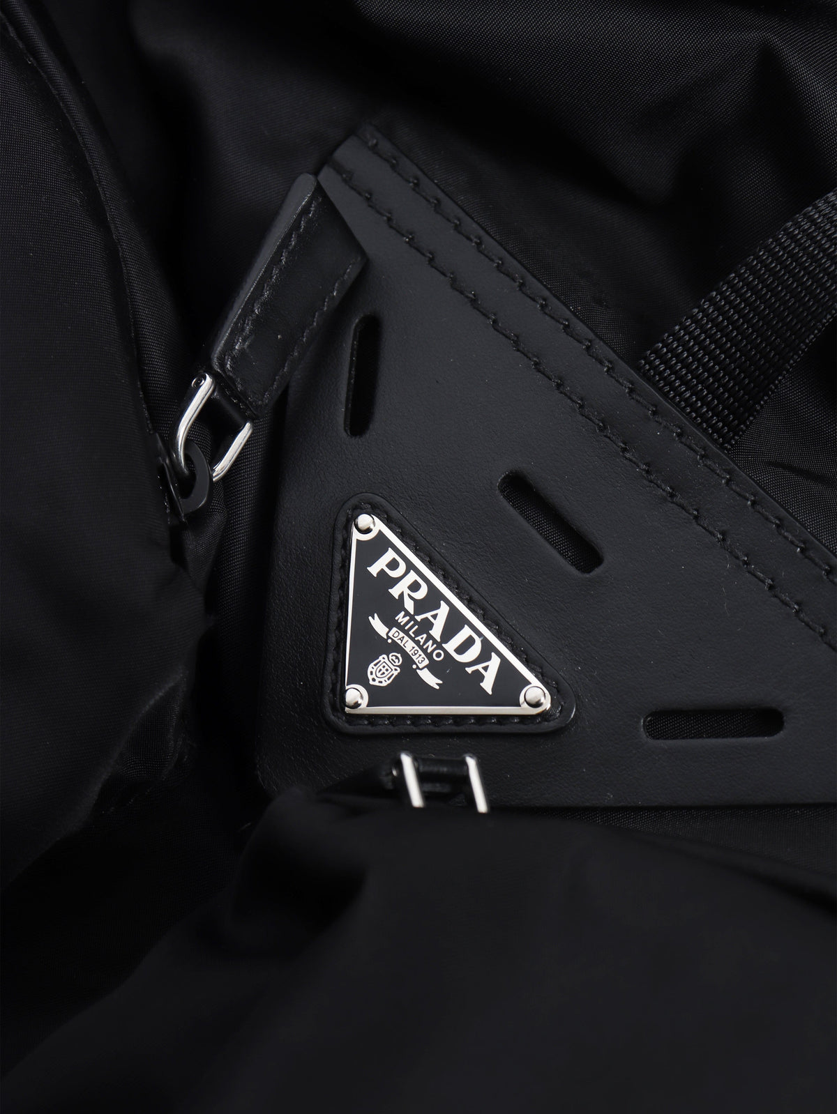Black Re-Nylon 2way backpack Backpacks Prada 