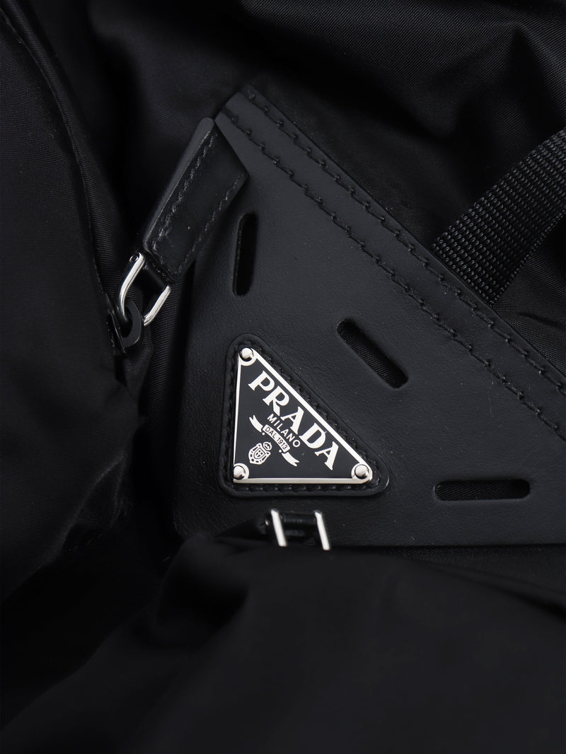 Black Re-Nylon 2way backpack Backpacks Prada 