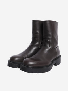 Brown Nobilis ankle boot - size EU 38 (UK 5) Boots The Row 