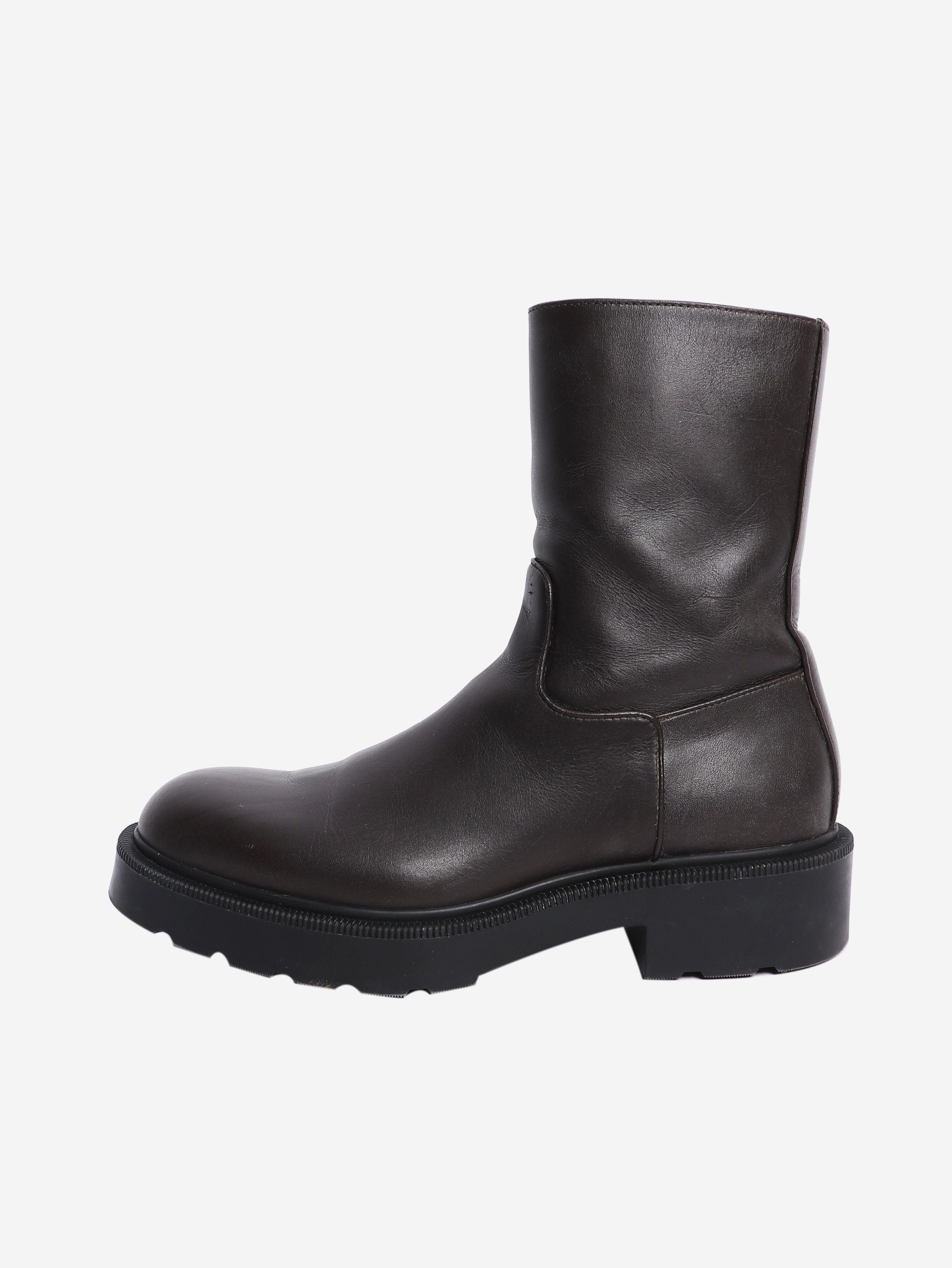 Brown Nobilis ankle boot - size EU 38 (UK 5) Boots The Row 
