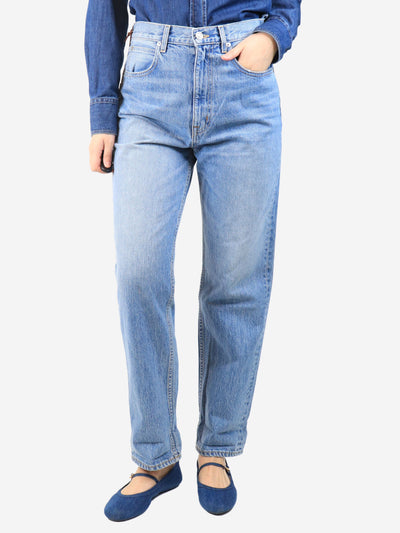 Blue straight-leg jeans - size UK 10 Trousers Slvrlake 