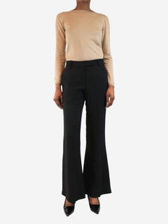 Black flared trousers - size UK 6 Trousers Brunello Cucinelli 
