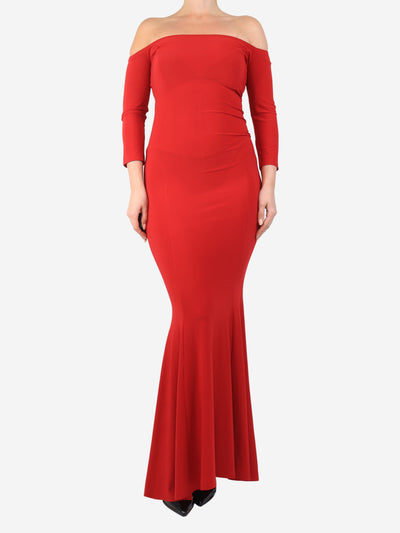 Red off-shoulder maxi dress - size S Dresses Norma Kamali 