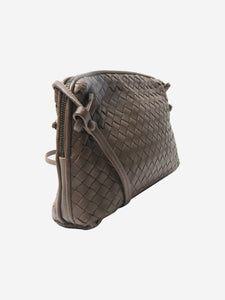 Bottega Veneta Brown Intrecciato leather shoulder bag