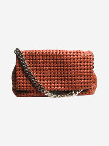 Stella McCartney Tan woven faux-leather shoulder bag