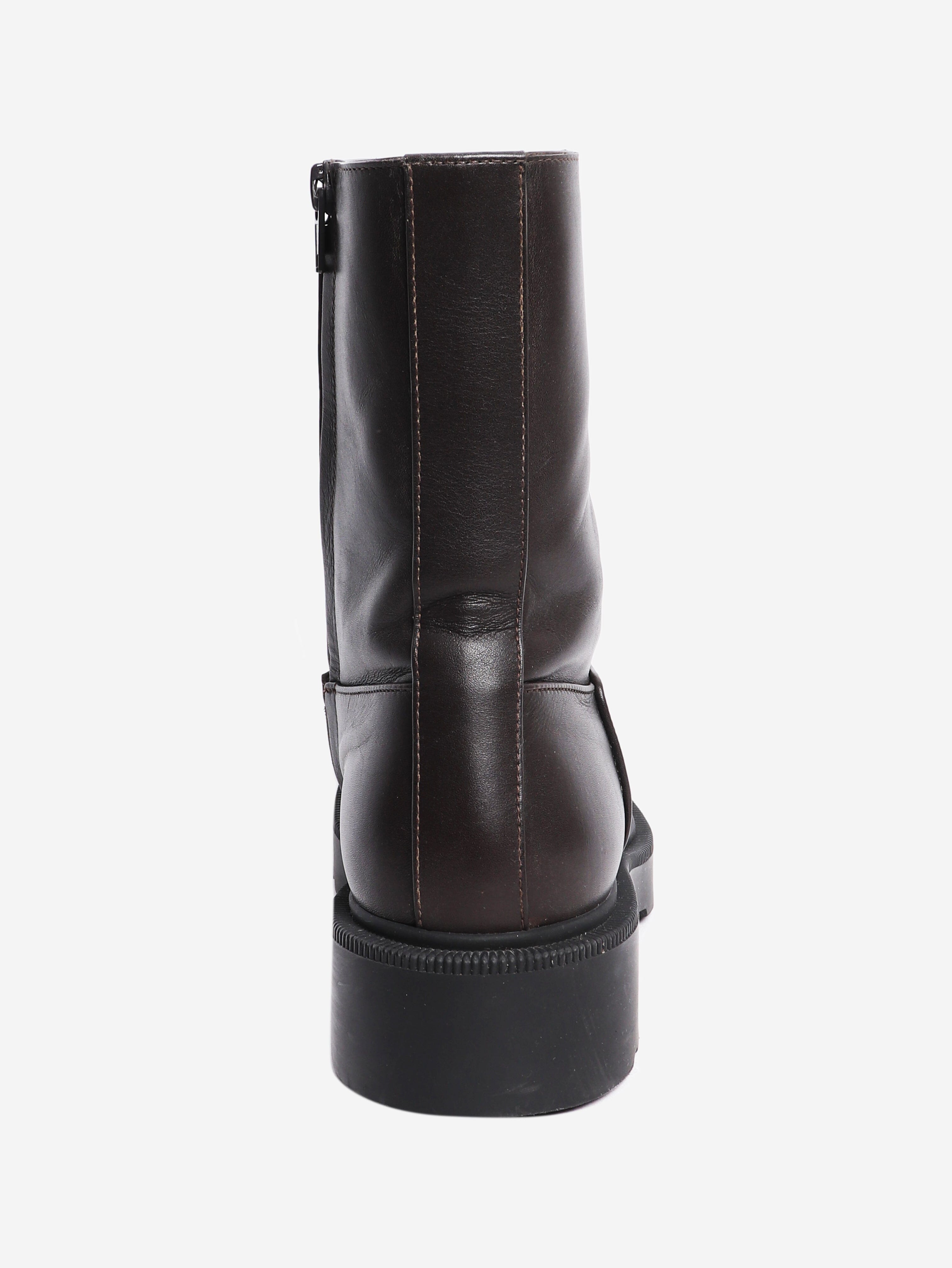 Brown Nobilis ankle boot - size EU 38 (UK 5) Boots The Row 